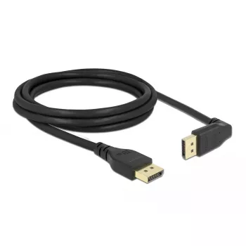 Kabel DisplayPort DELOCK 2 m, DisplayPort na DisplayPort, średnica 5,7 mm, do 32 kanałów audio