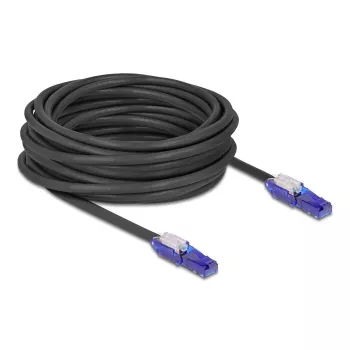 Kabel sieciowy DeLOCK 80931 RJ-45 Cat6 10 m Czarny Fioletowy