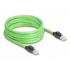 Kabel sieciowy DeLOCK RJ45 Cat.6A wtyk do wtyku SF/UTP 5m Zielony