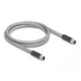 DeLOCK 80534 kabel czujnika/aktuatora 3 m RST M12 Szary