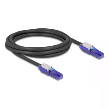 Kabel sieciowy DeLOCK 80927 RJ-45 Cat6 2 m czarny fioletowy