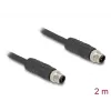 DeLOCK kabel do czujników/aktuatorów 80515 2 m RST M12 Czarny