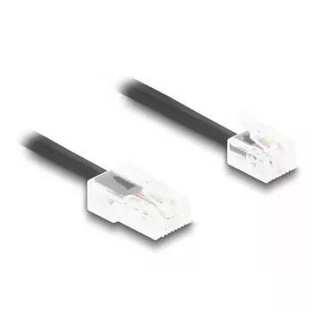 Kabel telefoniczny DeLOCK 10 m czarny RJ-11 – RJ-45