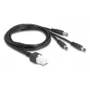 Kabel zasilający DeLOCK 90168 Czarny 1 m 3 x DC 48 V
