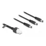 Kabel zasilający DeLOCK 90168 Czarny 1 m 3 x DC 48 V
