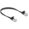 Kabel sieciowy DeLOCK 81161 RJ-45 Cat6a 0,25 m czarny