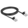 Kabel sieciowy DeLOCK 81164 RJ-45 Cat6a 1.5m Czarny