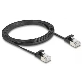 Kabel sieciowy DeLOCK 81164 RJ-45 Cat6a 1.5m Czarny
