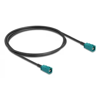 Kabel koncentryczny DELOCK 90678 HSD Z na HSD Z, 1 m, czarny/niebieski
