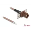 Kabel koncentryczny DELOCK 90733 RG-316/U 0,2 m ze złączem FAKRA F