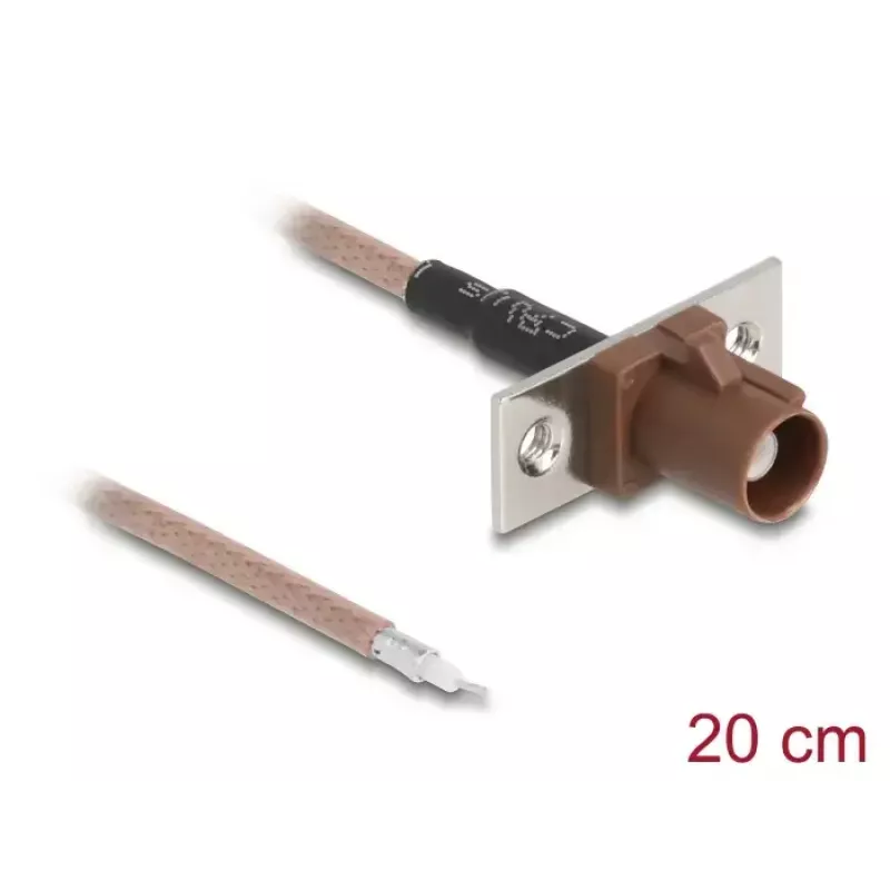 Kabel koncentryczny DELOCK 90733 RG-316/U 0,2 m ze złączem FAKRA F