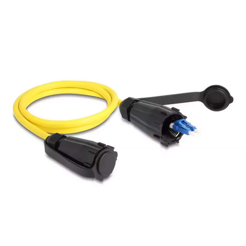 DeLOCK Kabel światłowodowy LC Duplex na LC Duplex 1m jednomodowy IP68