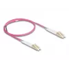 Kabel światłowodowy DeLOCK LC Duplex na LC Duplex OM4 1m