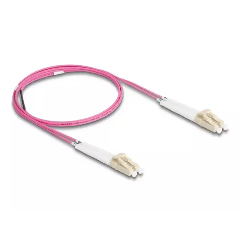Kabel światłowodowy DeLOCK LC Duplex na LC Duplex OM4 1m