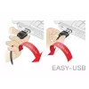 Kabel USB DeLOCK 83851 USB 2.0 3m USB A Micro-USB B Czarny