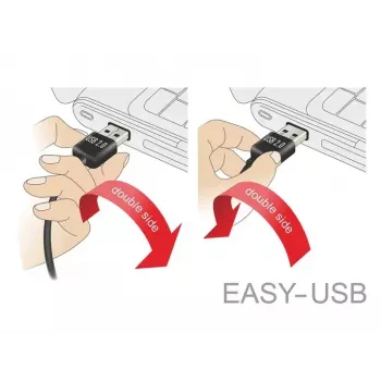 Kabel USB DeLOCK 83851 USB 2.0 3m USB A Micro-USB B Czarny