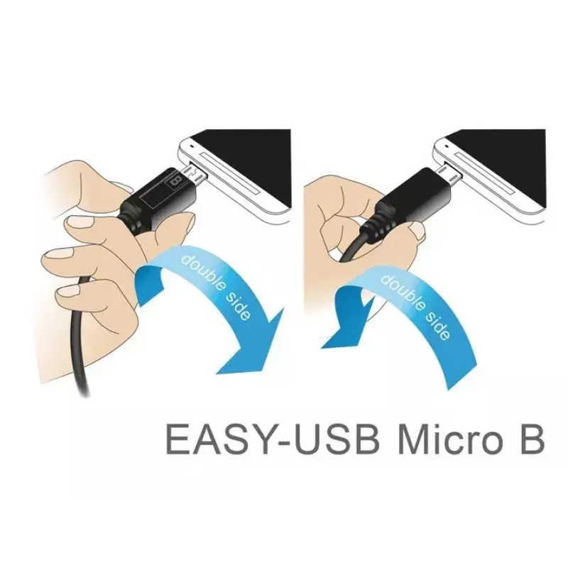 Kabel USB DeLOCK 83851 USB 2.0 3m USB A Micro-USB B Czarny