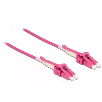 Kabel światłowodowy DeLOCK 85134 3m LC Różowy