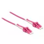 Kabel światłowodowy DeLOCK 85136 10m LC różowy