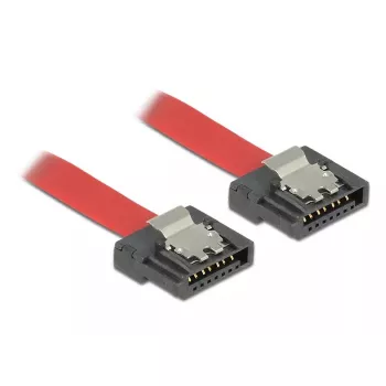 Kabel SATA DeLOCK 0.5m SATA III 7-pin czerwony