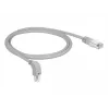Kabel sieciowy DeLOCK 85874 RJ-45 Cat6a 1 m szary