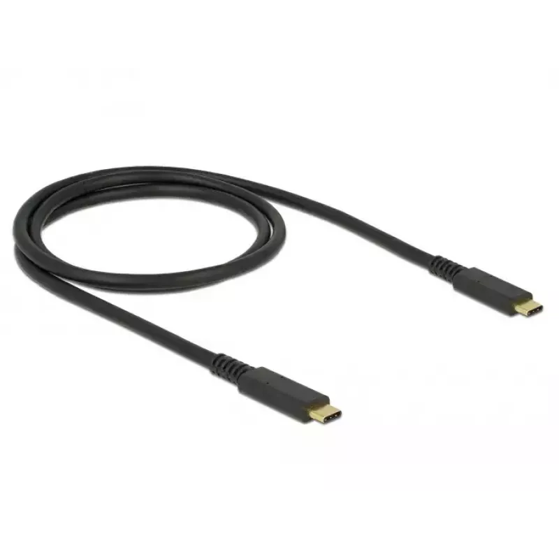 Kabel USB DeLOCK 85207 USB 3.2 Gen 2 1m USB C Czarny