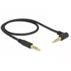 Kabel audio DeLOCK 85607 0.5 m 3.5 mm czarny