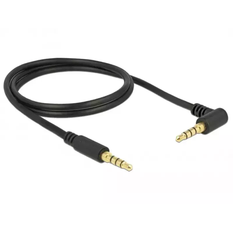 Kabel audio DeLOCK 85610 1 m 3,5 mm czarny