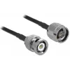 Kabel koncentryczny LMR195 DeLOCK 90425 10 m czarny szary