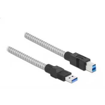 Kabel USB DeLOCK 86779 Type-A do Type-B 2m Metalowa osłona