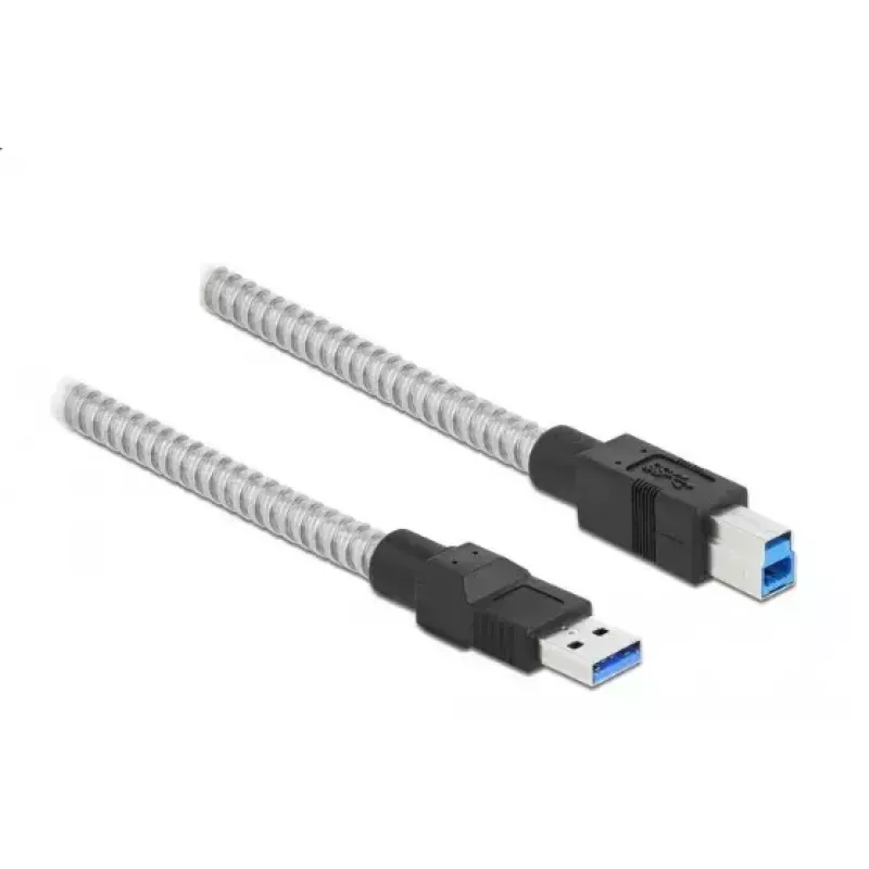 Kabel USB DeLOCK 86779 Type-A do Type-B 2m Metalowa osłona