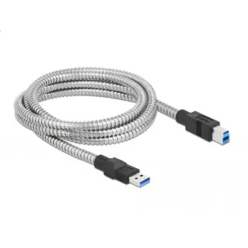 Kabel USB DeLOCK 86779 Type-A do Type-B 2m Metalowa osłona