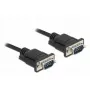 Kabel szeregowy DeLOCK 86574 Czarny 2 m RS-232 Sub-D9