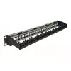 Patch Panel DeLOCK 19 cali 24 porty z prowadnicą kabli