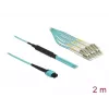 Kabel światłowodowy MPO żeński do 12 x LC Duplex męski DeLOCK 84872