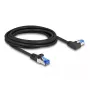 Kabel sieciowy DeLOCK RJ45 Cat.6A S/FTP 3m Czarny