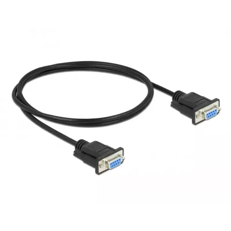 Kabel szeregowy DeLOCK 87786 Czarny 1m DB-9