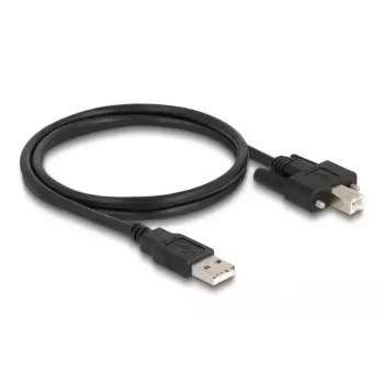 Kabel DeLOCK USB 2.0 wtyk typu A na wtyk typu B ze śrubami 1 m