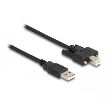 Kabel DeLOCK USB 2.0 wtyk typu A na wtyk typu B ze śrubami 1 m