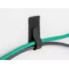 DeLOCK Mini uchwyt na kable na rzep L 90 mm x szer. 24 mm samoprzylepny 10 sztuk biały