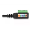 DeLOCK Kabel RJ45 Cat.5e wtyk do adaptera bloku zaciskowego 21,5 cm
