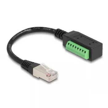 DeLOCK Kabel RJ45 Cat.5e wtyk do adaptera bloku zaciskowego 21,5 cm