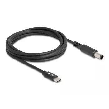 Przewód ładujący do laptopa DeLOCK USB Type-C męski na Dell 7,4 x 5,0 mm męski 1,5 m 20 V