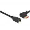 Przedłużacz DisplayPort DeLOCK 87076 3m 8K 60Hz wtyk 90° lewo-kątowy do gniazda