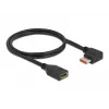 Przedłużacz DisplayPort DeLOCK 87077 1 m 8K 60 Hz kątowy