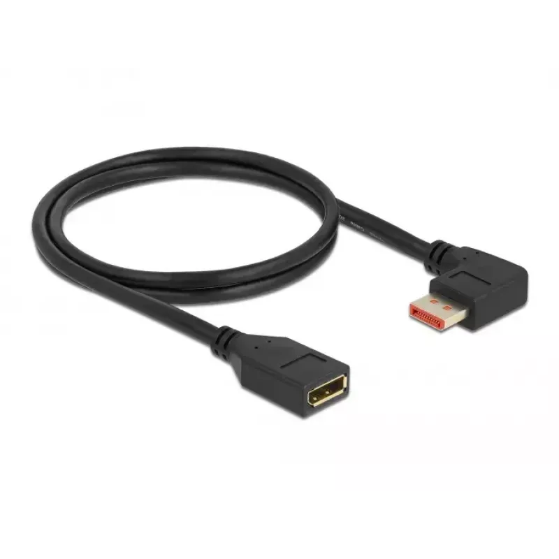 Przedłużacz DisplayPort DeLOCK 87077 1 m 8K 60 Hz kątowy