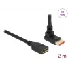 Przedłużacz DisplayPort DeLOCK kątowy 90° do góry 8K 60 Hz 2 m