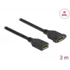 Kabel DisplayPort złącze żeńskie na żeńskie do montażu panelowego DeLOCK 87103 3 m