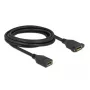 Kabel DisplayPort złącze żeńskie na żeńskie do montażu panelowego DeLOCK 87103 3 m