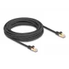 Kabel sieciowy DeLOCK RJ45 kat.6A S/FTP 7,5 m czarny